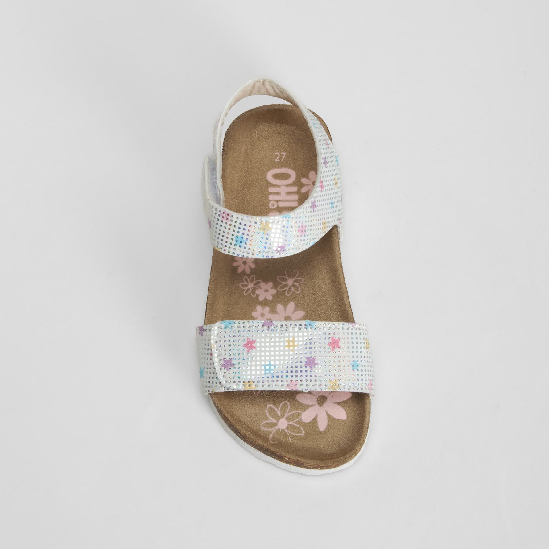 Sandalia bio estampado estrellas blanca OH GIRL!