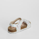 Sandalia bio estampado estrellas blanca OH GIRL!