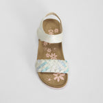 Sandalia bio trenzada blanca OH GIRL!