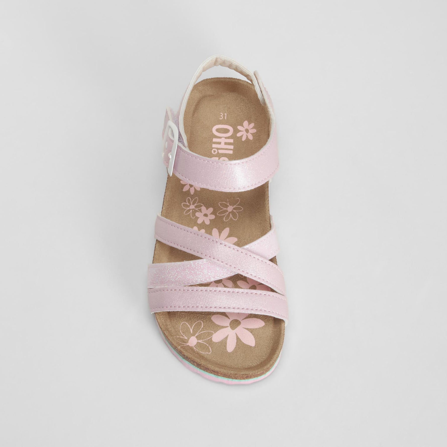 Sandalia bio tiras rosa OH GIRL!