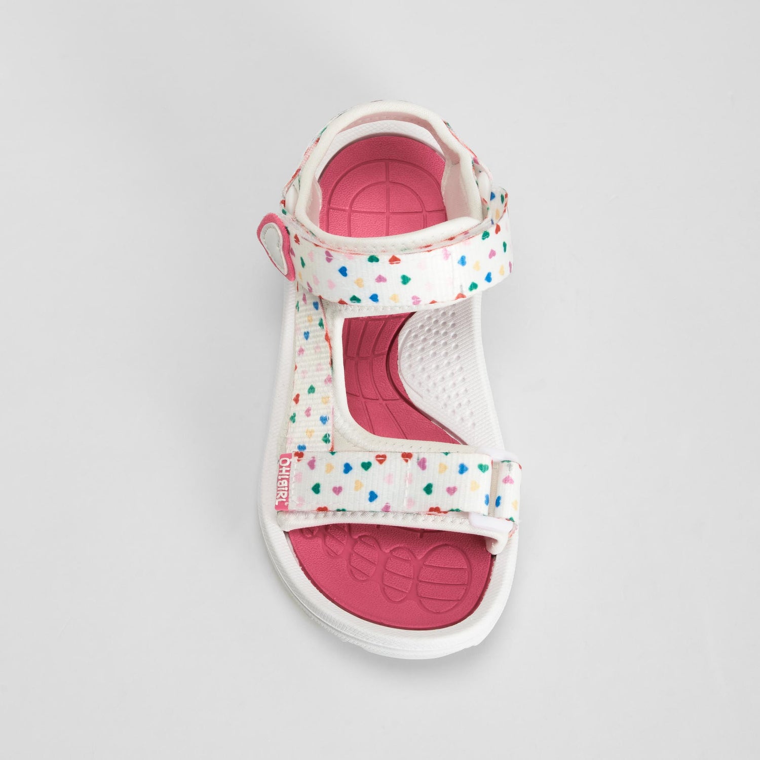 Sandalia deportiva corazones multicolor OH GIRL!
