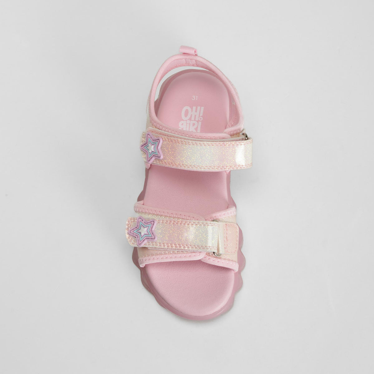 Sandalia plana goma rosa OH GIRL!