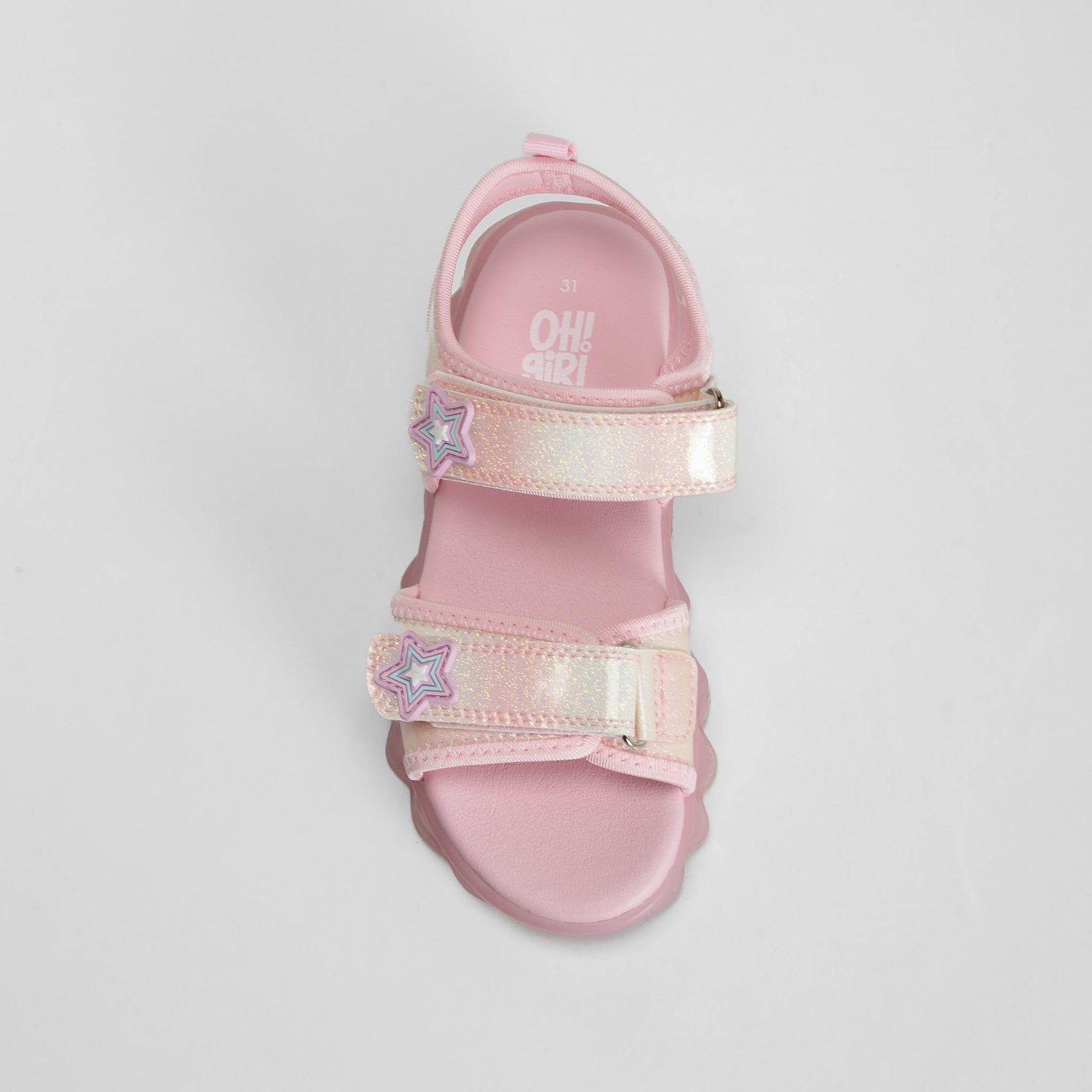 Sandalia plana goma rosa OH GIRL!