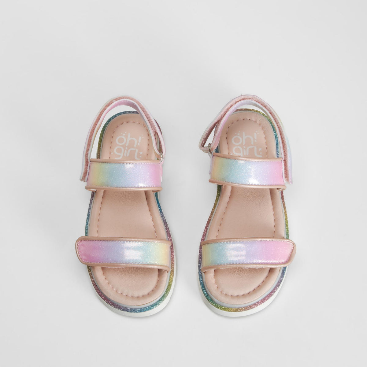Sandalia velcro tie dye multicolor OH GIRL!