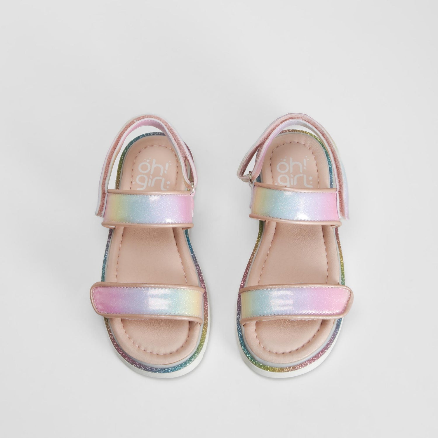Sandalia velcro tie dye multicolor OH GIRL!