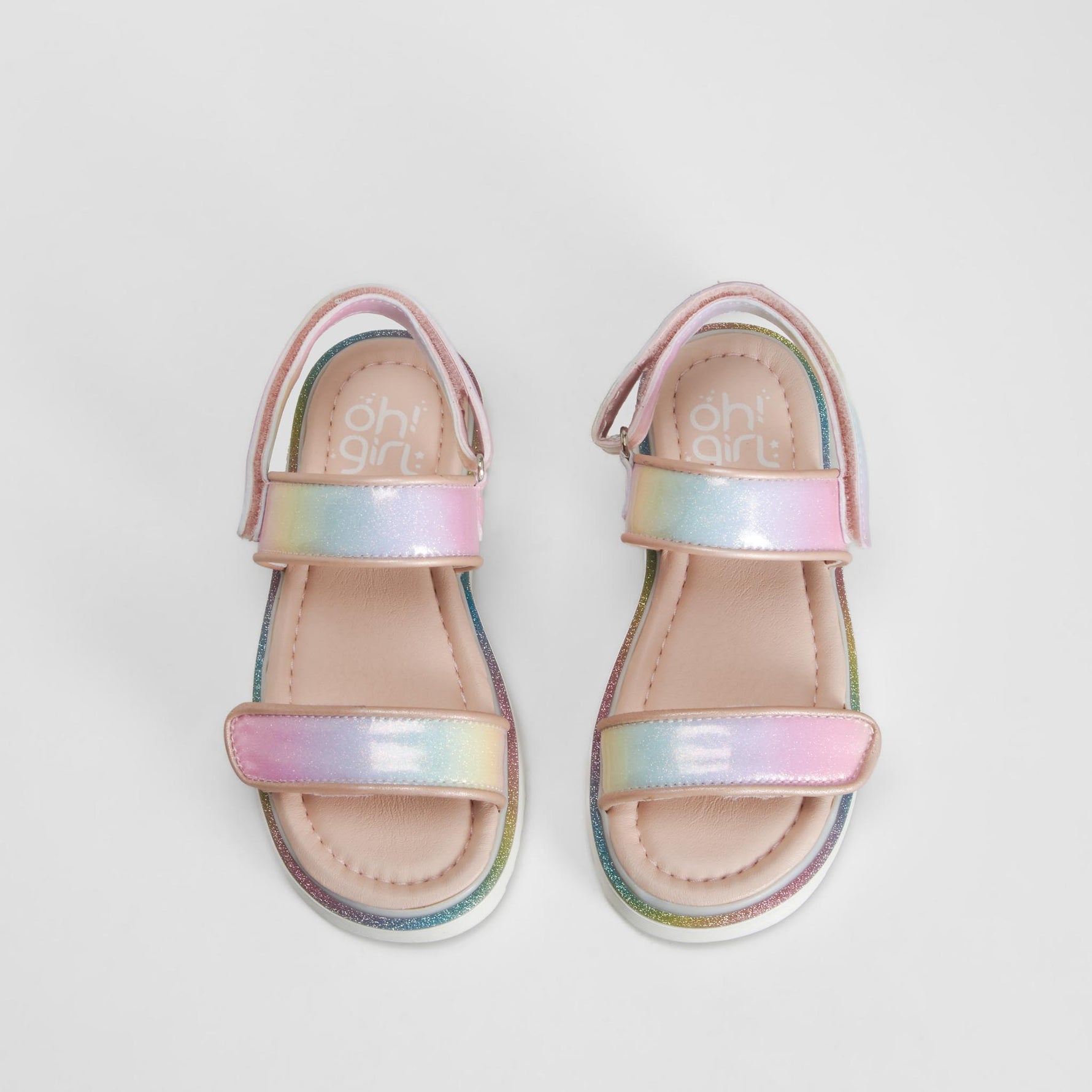 Sandalia velcro tie dye multicolor OH GIRL!
