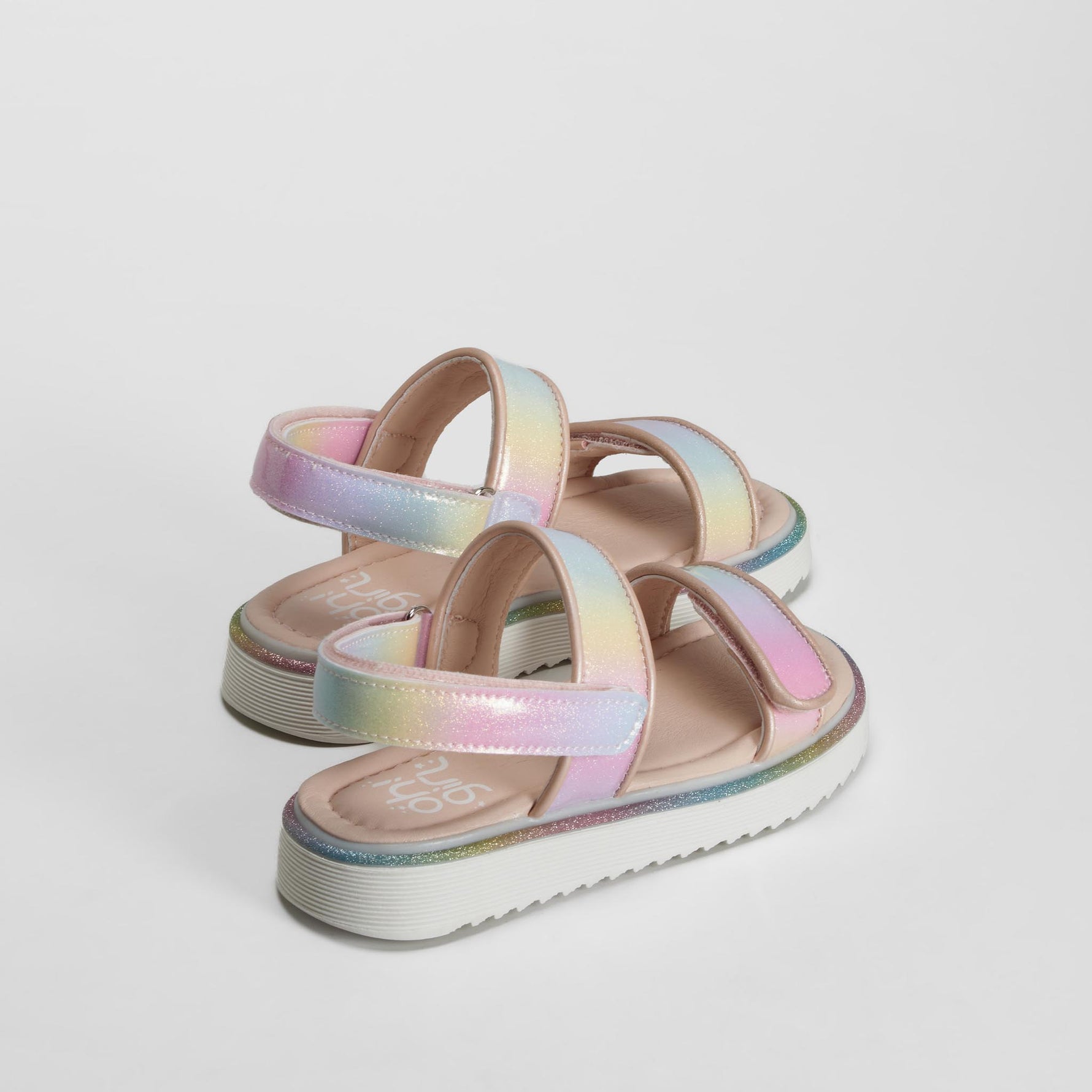 Sandalia velcro tie dye multicolor OH GIRL!