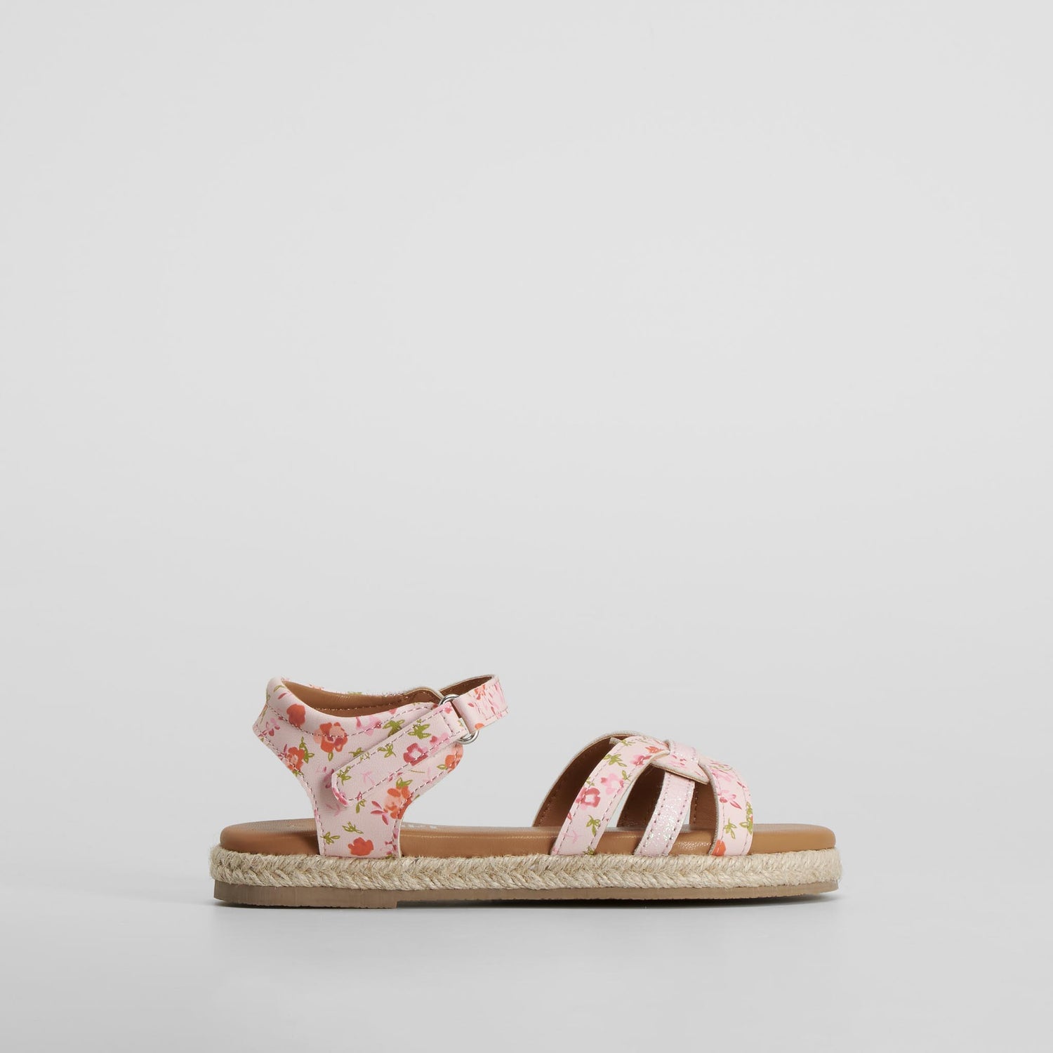 Sandalia yute floreada rosa OH GIRL!