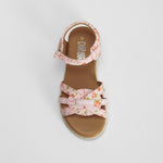 Sandalia yute floreada rosa OH GIRL!