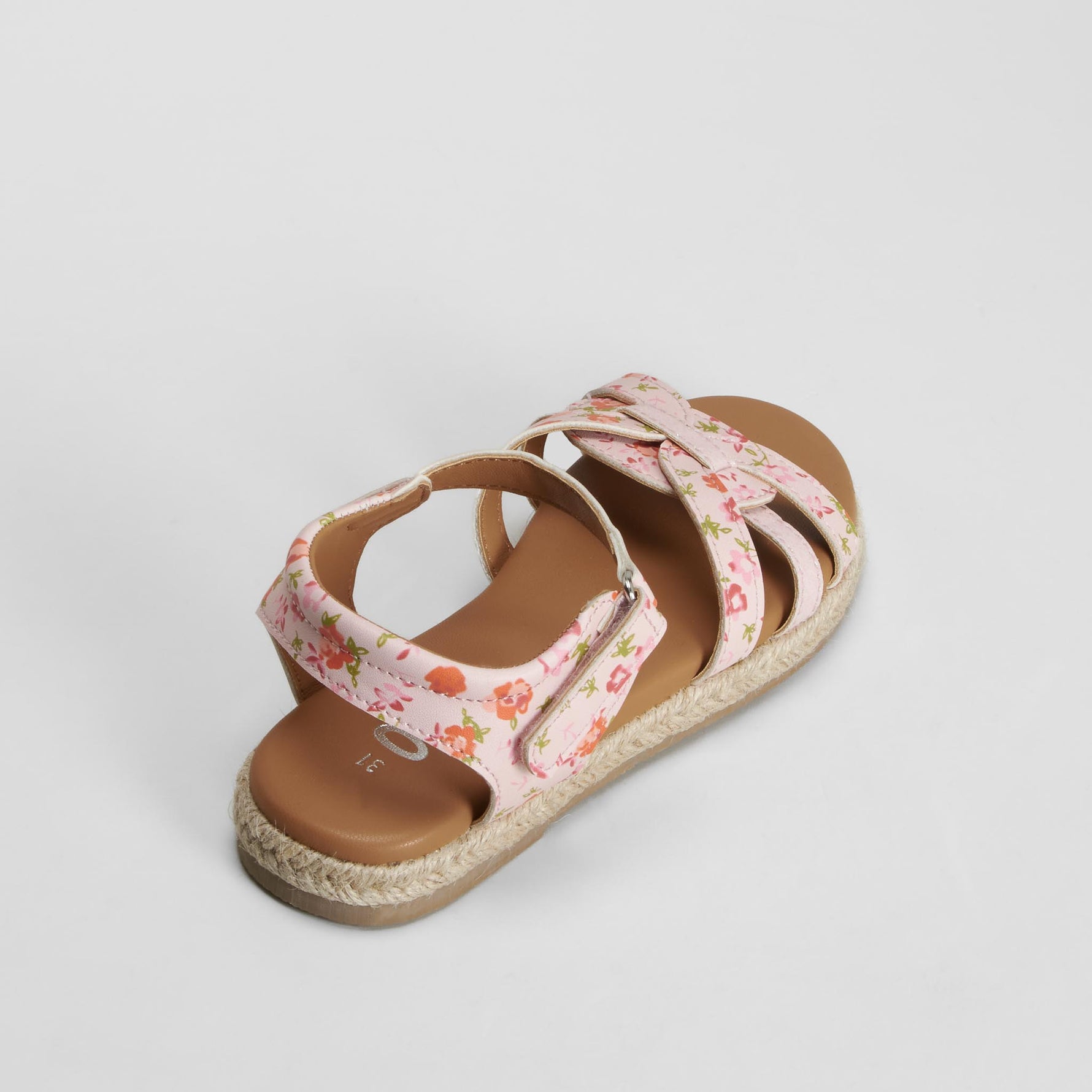 Sandalia yute floreada rosa OH GIRL!