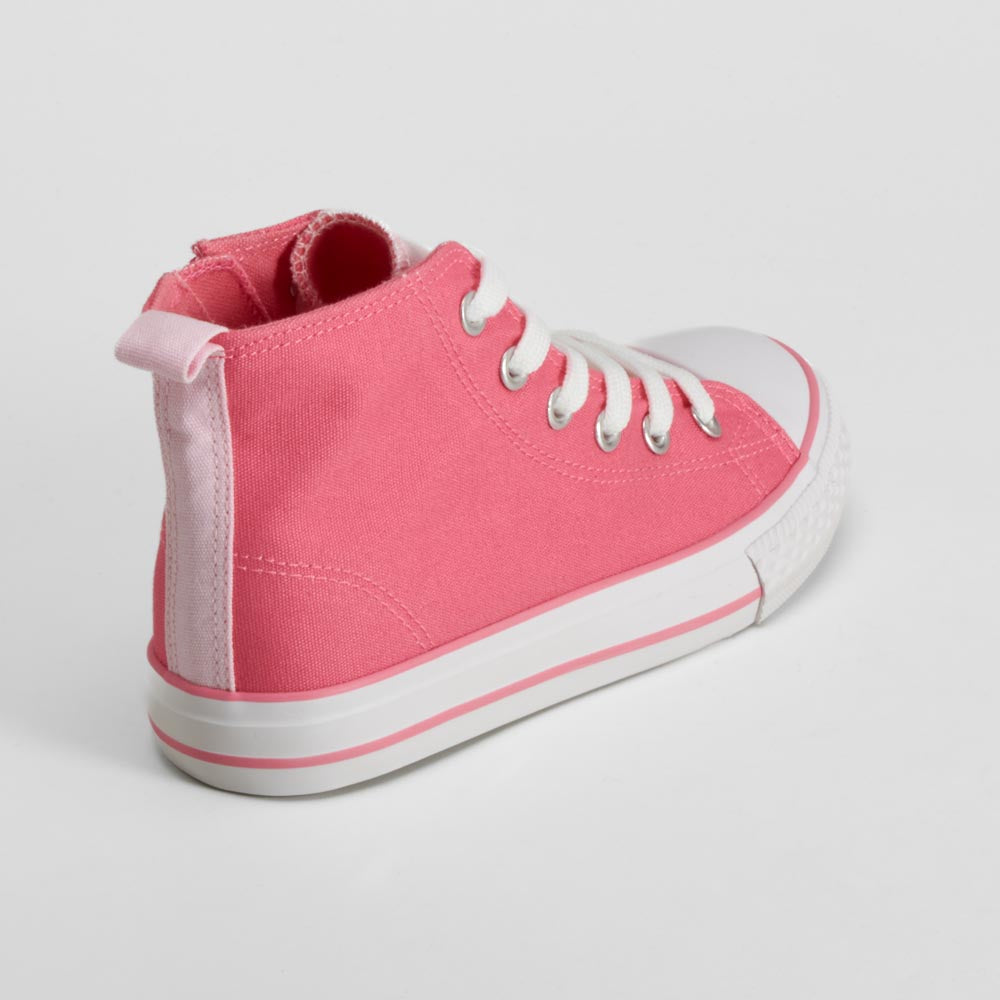 Zapatilla alta rosa con cordones OH GIRL!