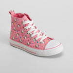 Zapatilla lona alta rosa unicornios OH GIRL!
