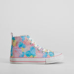 Zapatilla alta de lona multicolor OH GIRL!