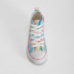 Zapatilla alta de lona multicolor OH GIRL!