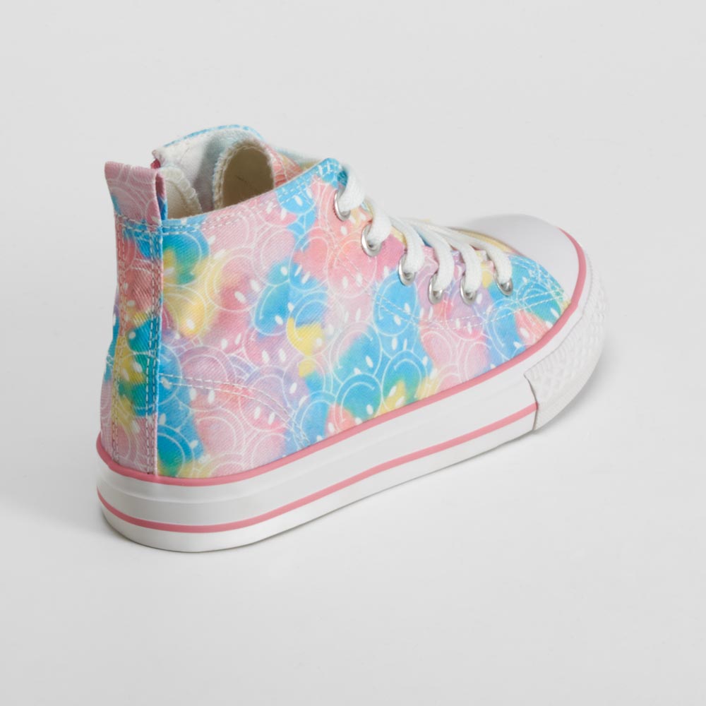 Zapatilla alta de lona multicolor OH GIRL!