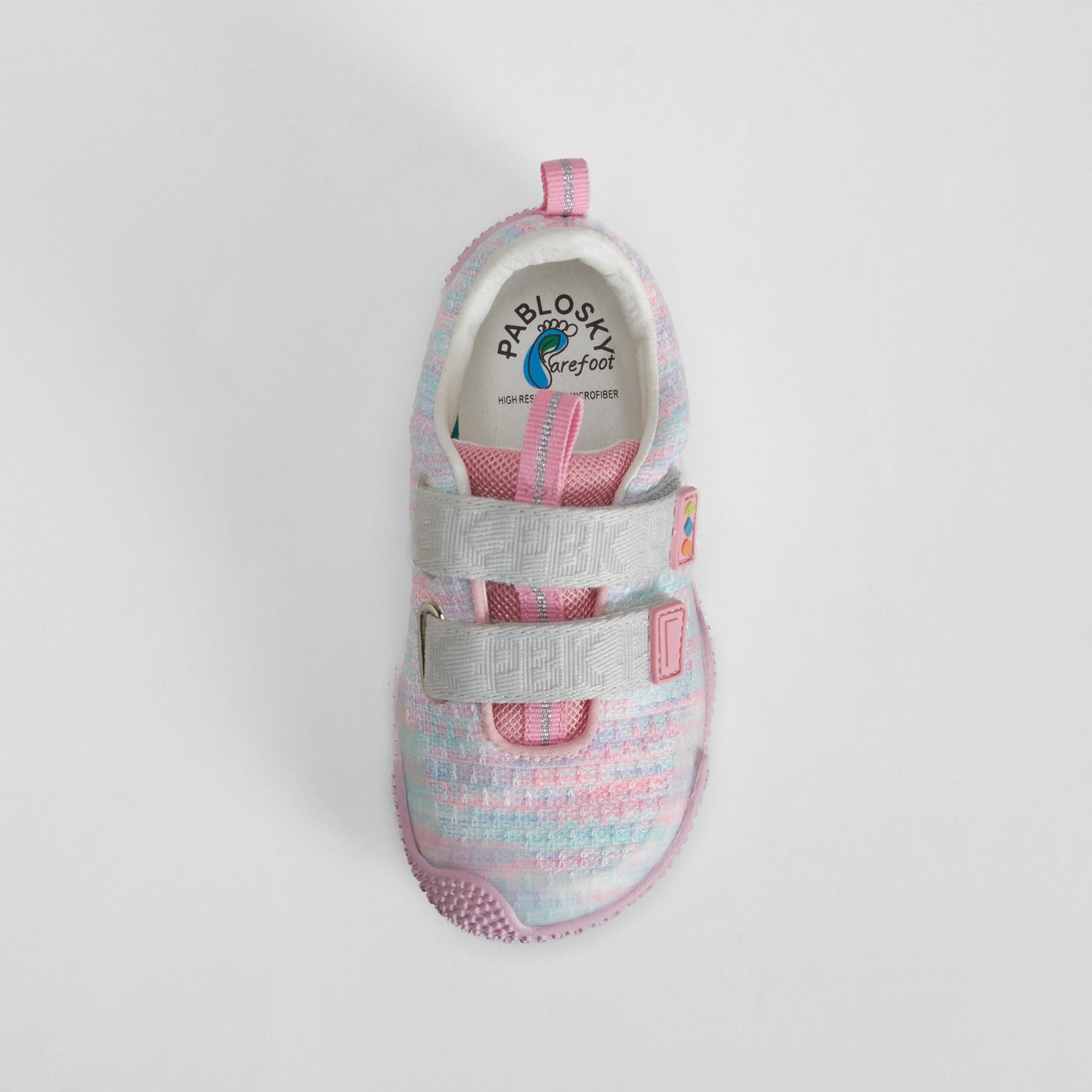 Zapatilla deportiva plata y rosa PABLOSKY