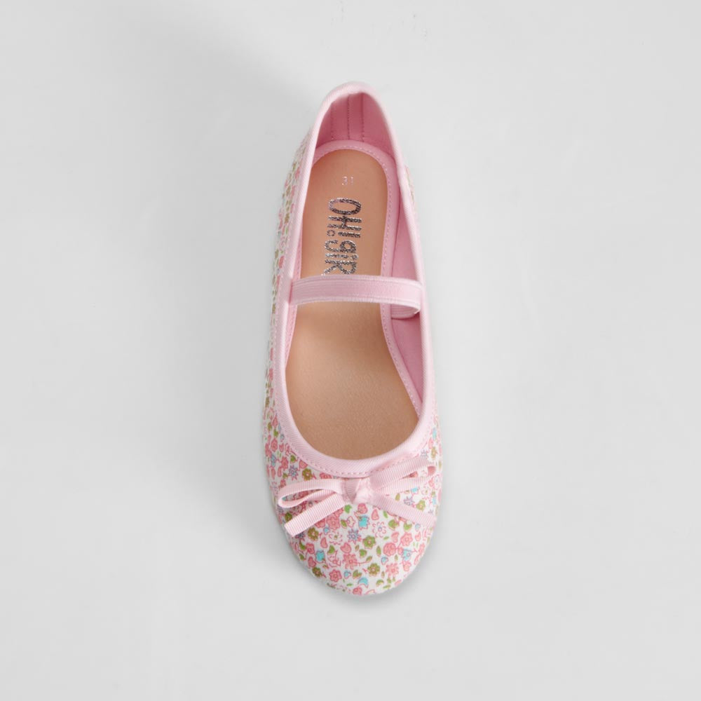 Bailarina rosa con estampado floral OH GIRL!