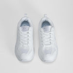 Sneaker chunky metalizada blanca XTI