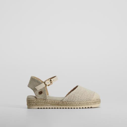 Sandalia bio hebilla beige XTI