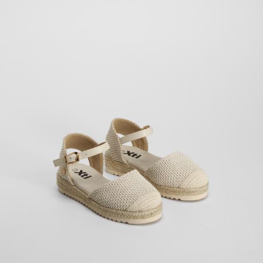 Sandalia bio hebilla beige XTI