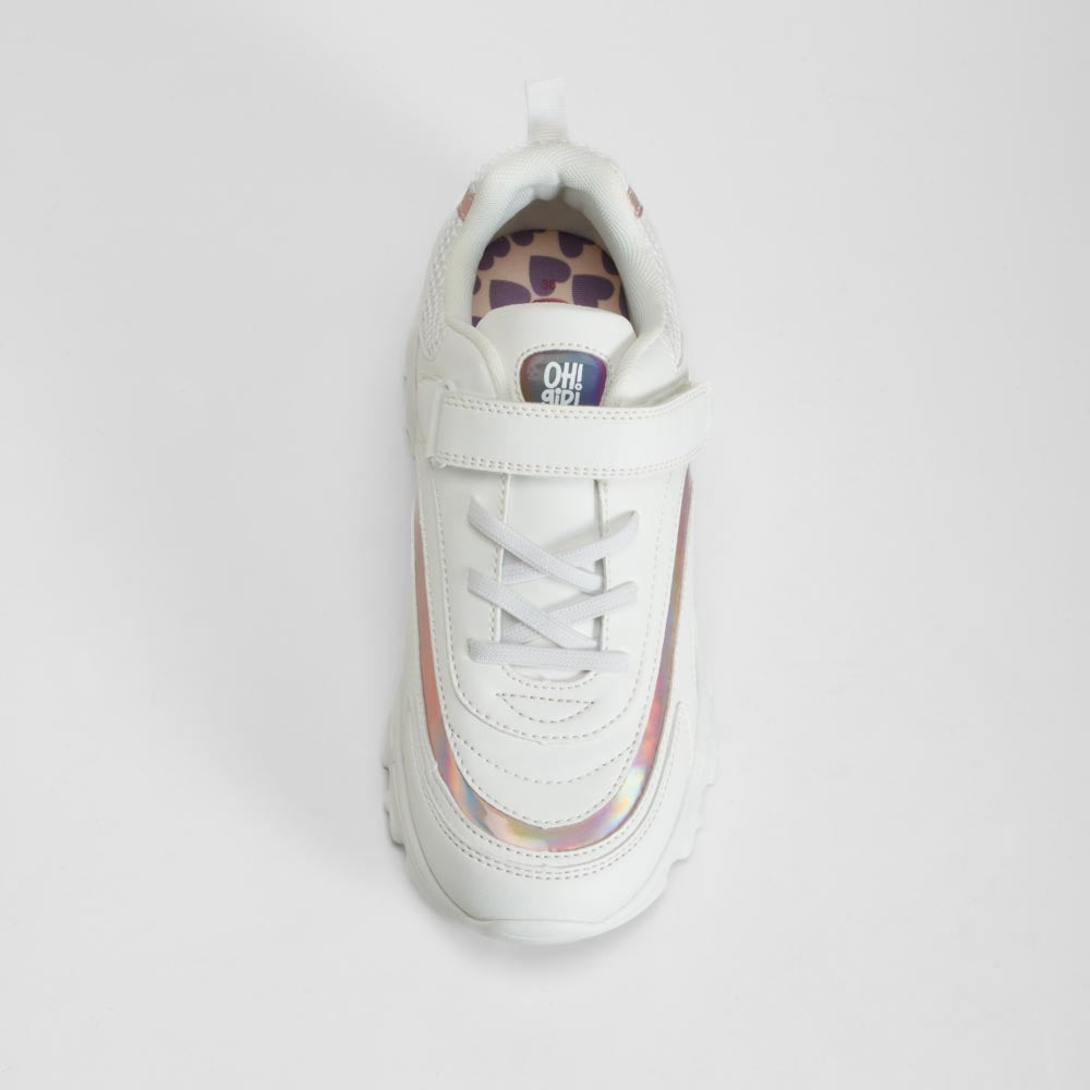 Zapatilla blanca plataforma OH GIRL!
