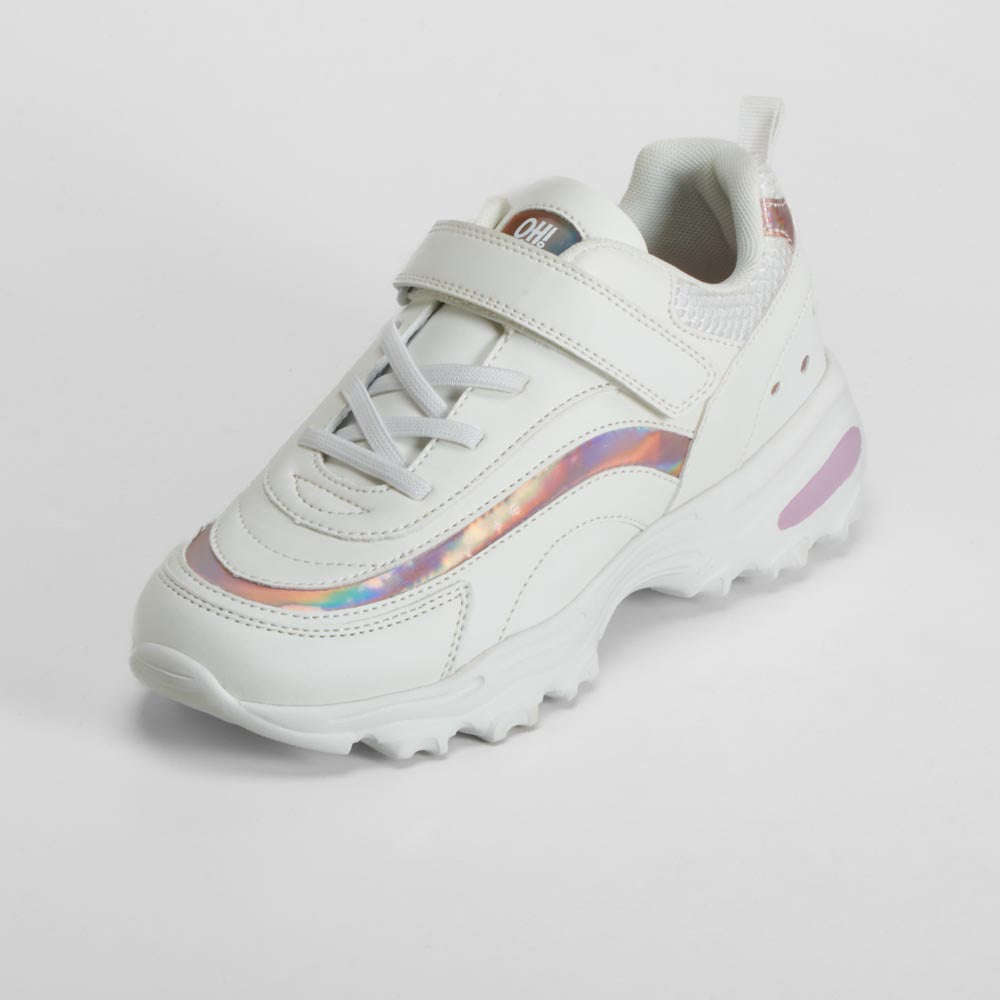 Zapatilla blanca plataforma OH GIRL!