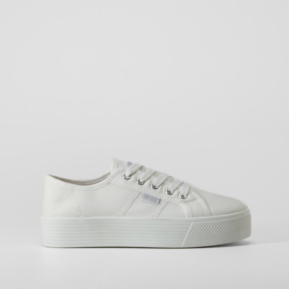 Zapatilla plataforma blanca OH GIRL!