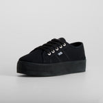 Zapatilla lona negra plataforma casual OH GIRL!
