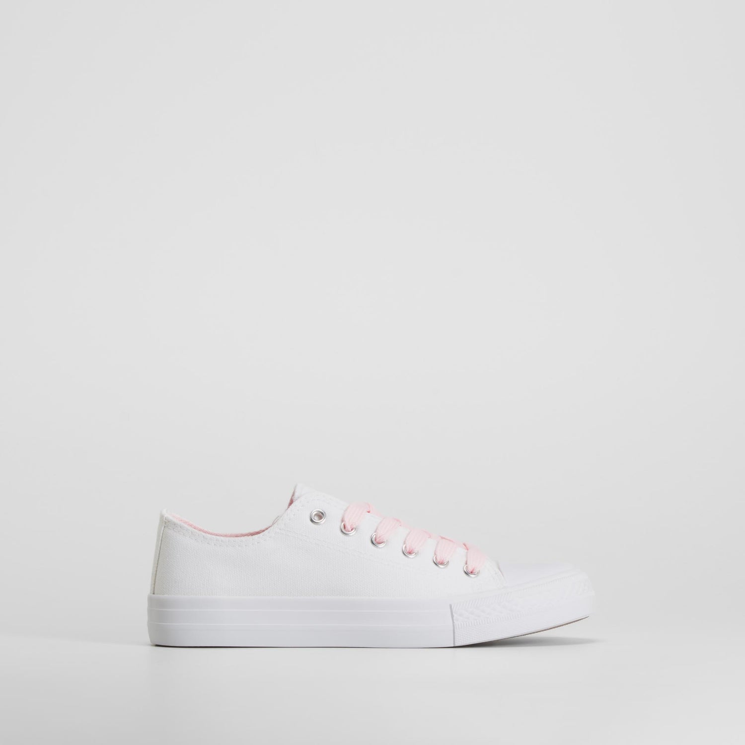 Zapatilla lona casual rosa y blanca OH GIRL!