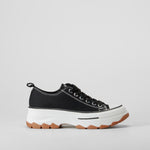 Zapatilla lona dentada negra OH GIRL!