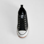 Zapatilla lona dentada negra OH GIRL!