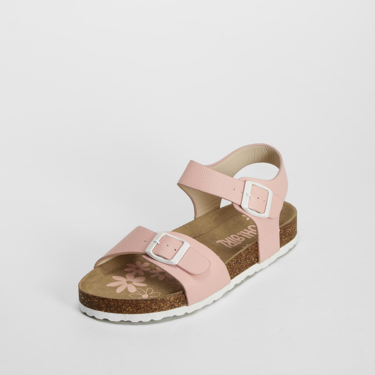 Sandalia bio plana brillo rosa OH GIRL!