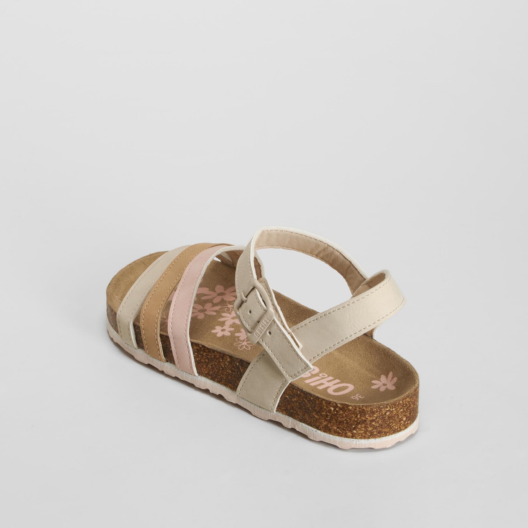 Sandalia bio plana hebilla multicolor OH GIRL!