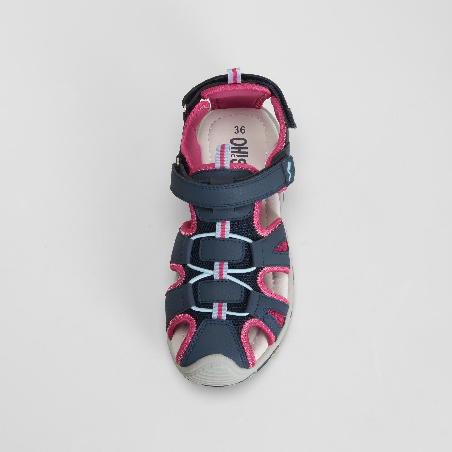 Sandalia plana deportiva azul OH GIRL!