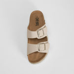 Sandalia bio plataforma hebillas beige OH GIRL!