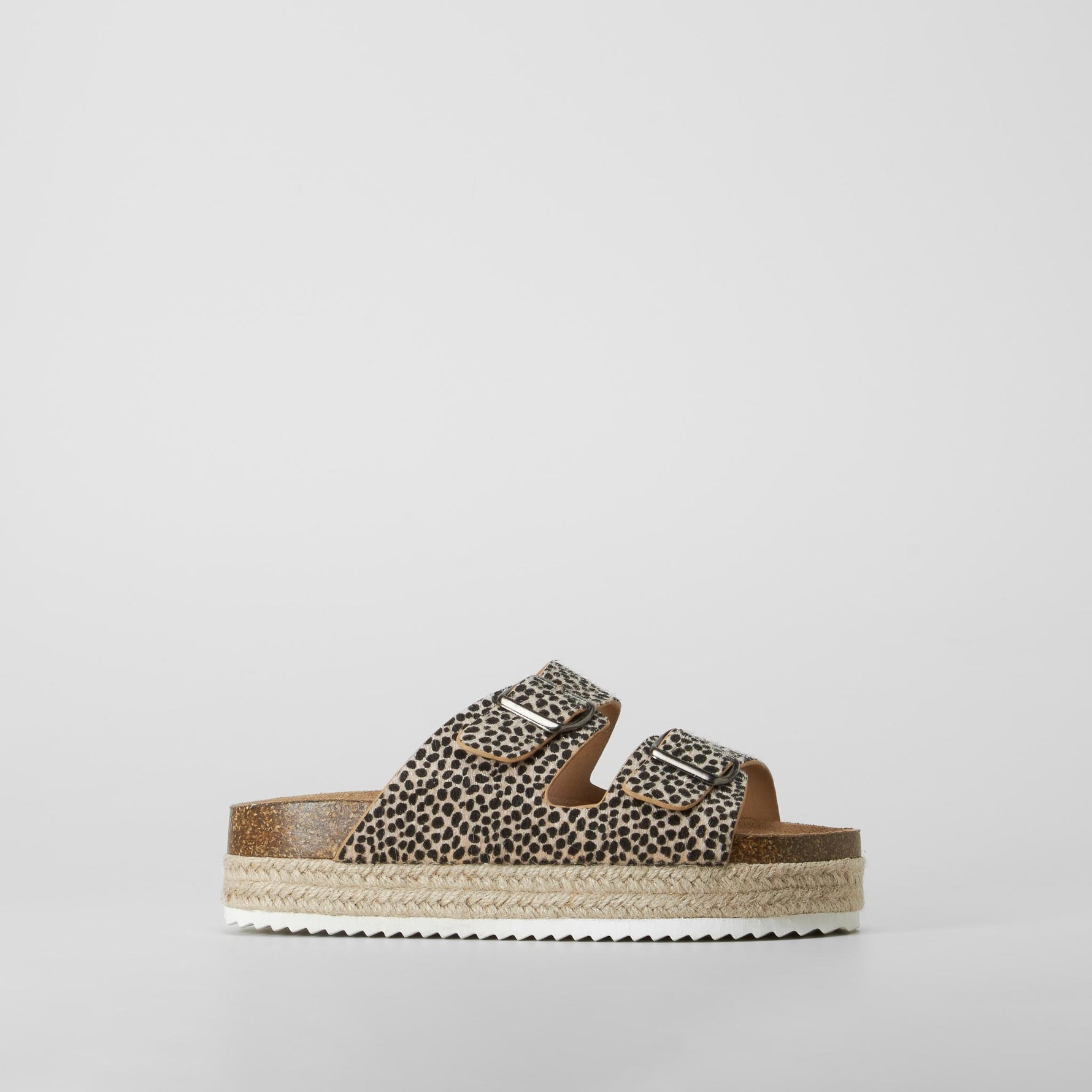 Sandalia bio animal print marrón OH GIRL!