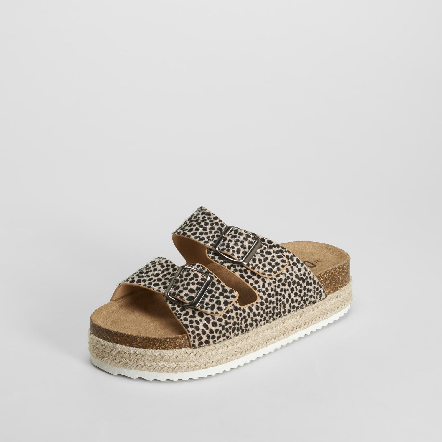 Sandalia bio animal print marrón OH GIRL!