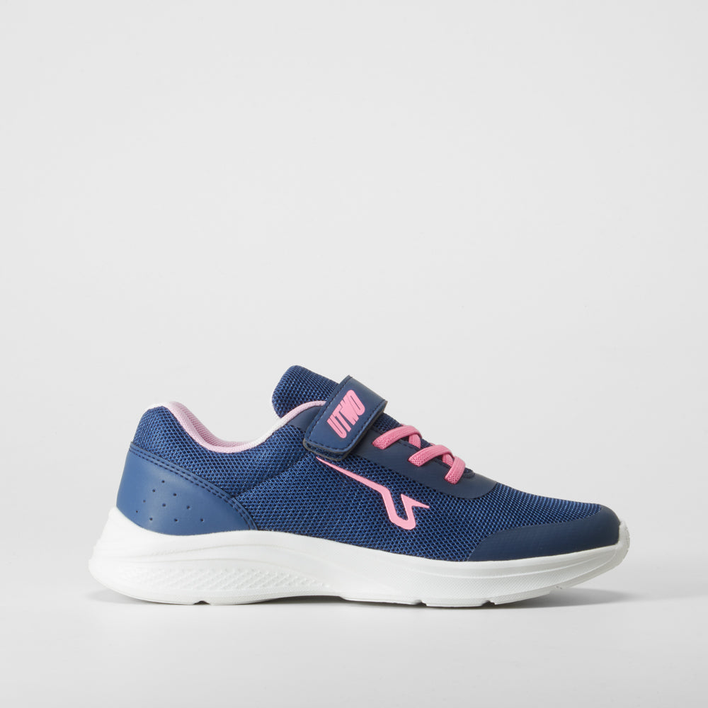 Deportiva azul y rosa UTWO