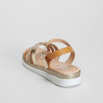 Sandalia tiras oro OH GIRL!