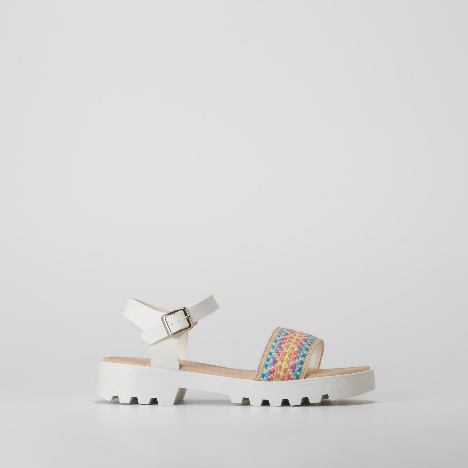 Sandalia rafia multicolor OH GIRL!