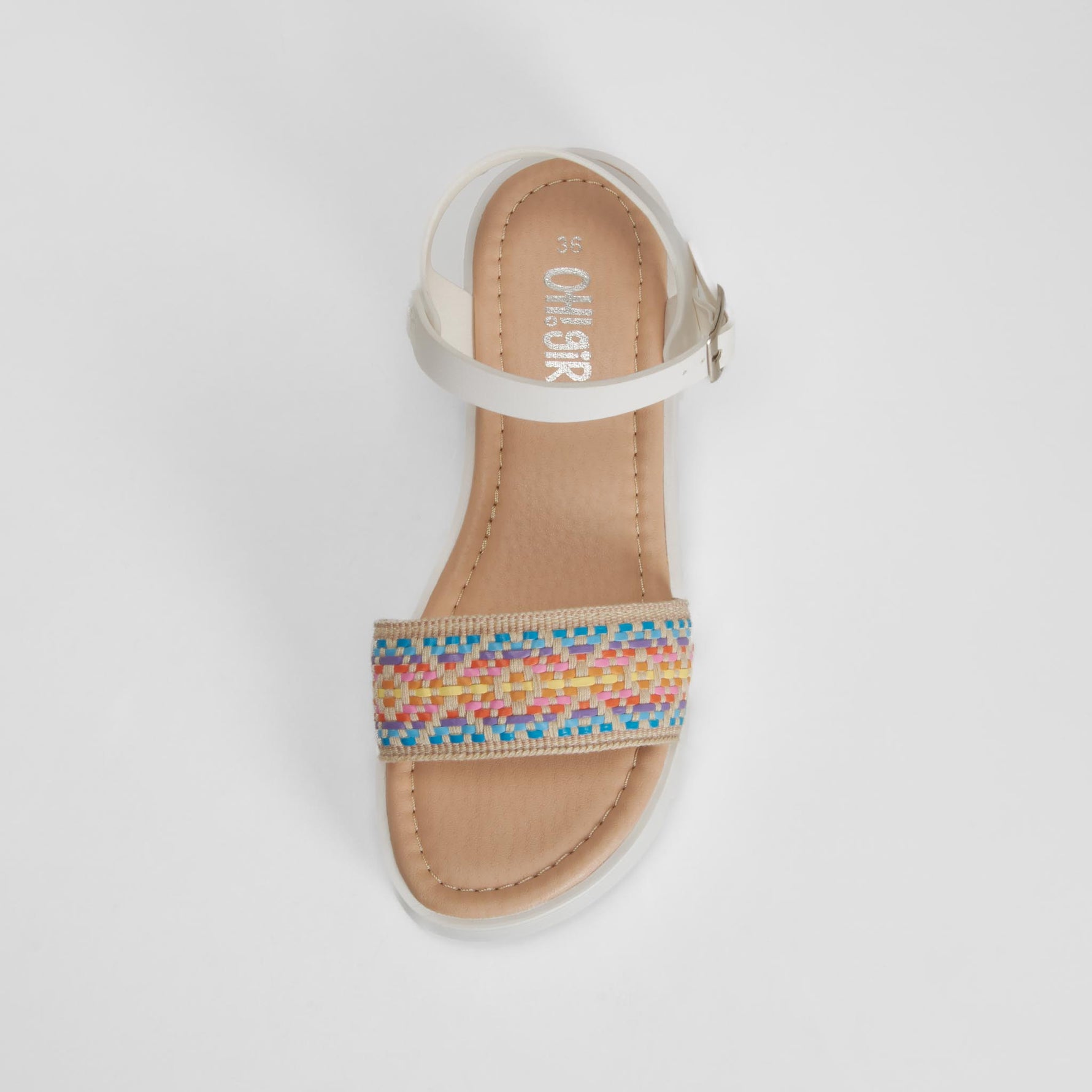 Sandalia rafia multicolor OH GIRL!