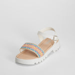 Sandalia rafia multicolor OH GIRL!