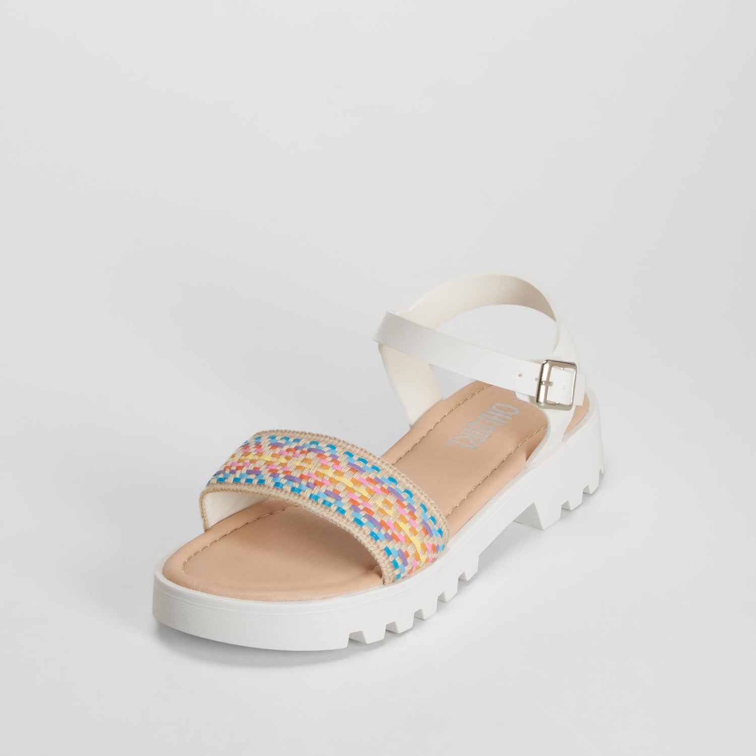 Sandalia rafia multicolor OH GIRL!