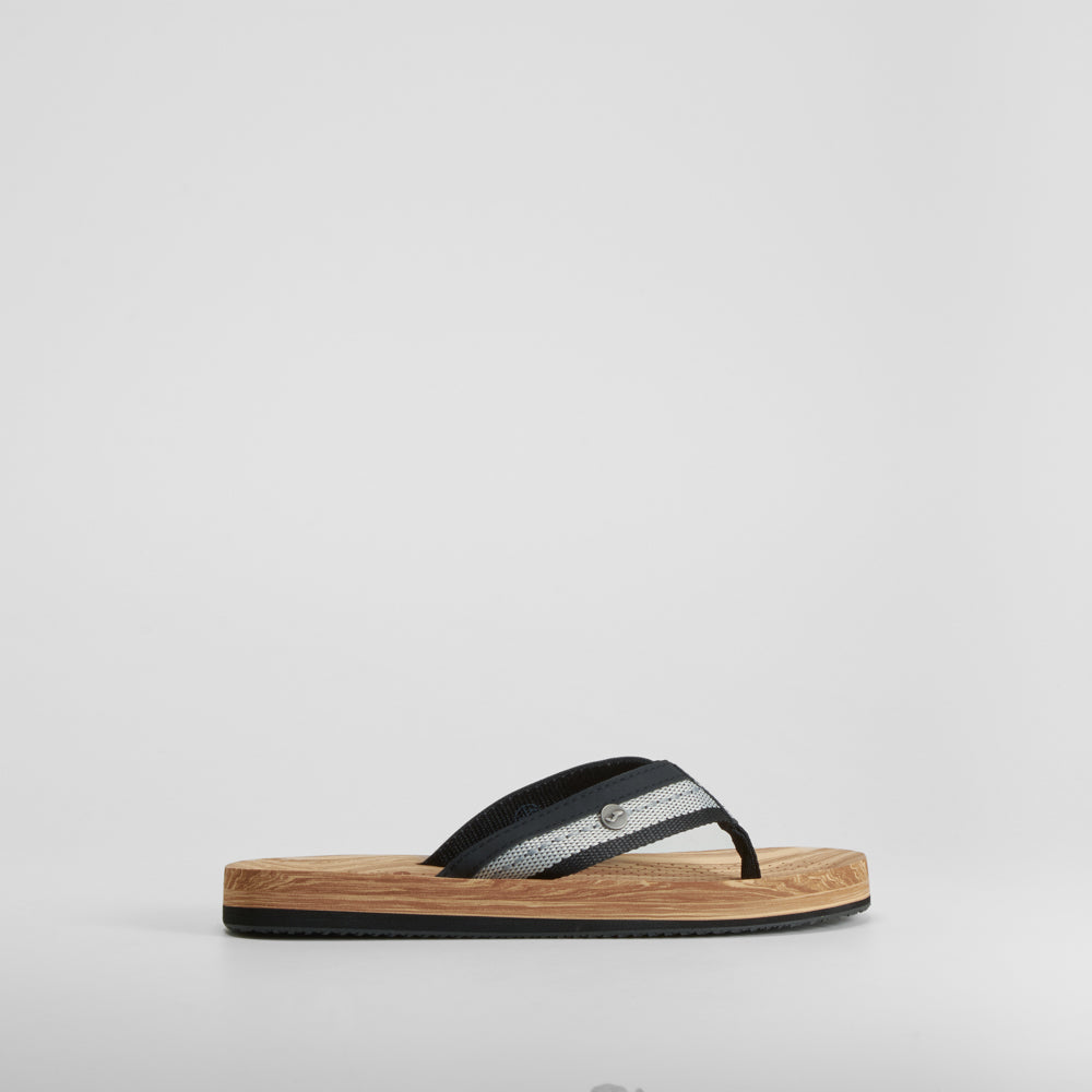 Sandalia madera tiras negra JOMA