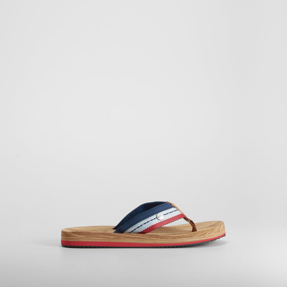 Sandalia madera tiras roja JOMA