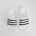 Chancla piscina man blanca línias negras ADIDAS