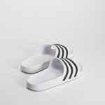 Chancla piscina man blanca línias negras ADIDAS