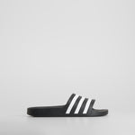 Sandalia negra con tiras blancas ADIDAS