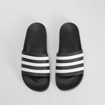 Sandalia negra con tiras blancas ADIDAS
