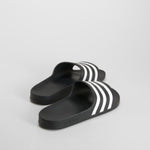 Sandalia negra con tiras blancas ADIDAS